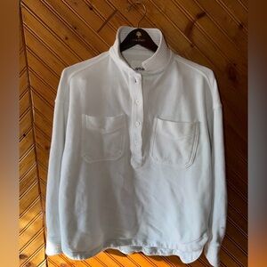 AERIE XXS white oversized sweatshirt